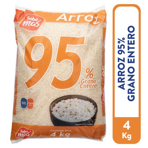 Arroz Sabemas 95% Grano Entero -4000gr