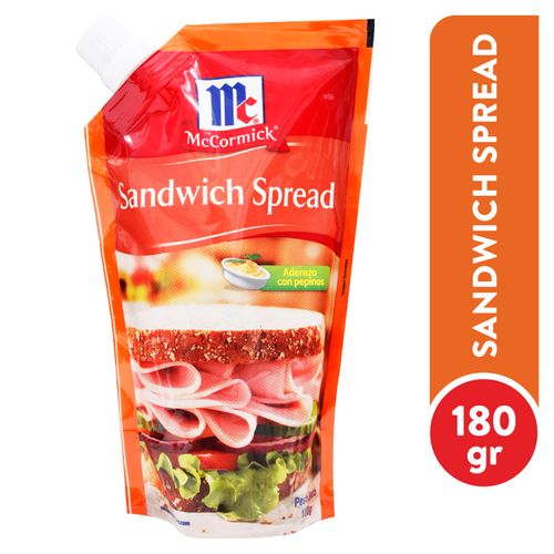 Aderezo McCormick Sandwich Spread Doypack -180 gr