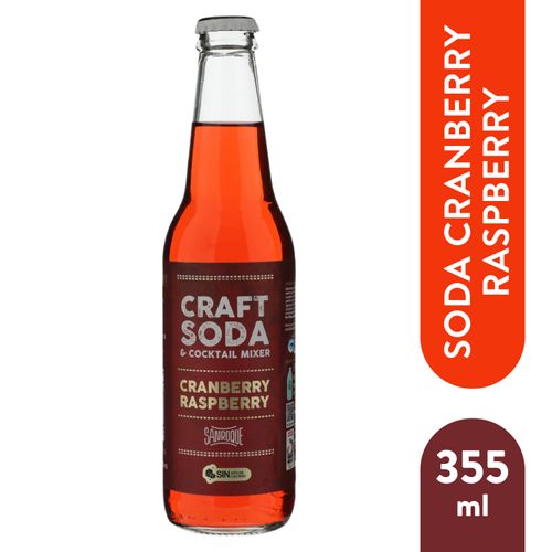 Soda craft San Roque cranberry raspberry - 355 ml