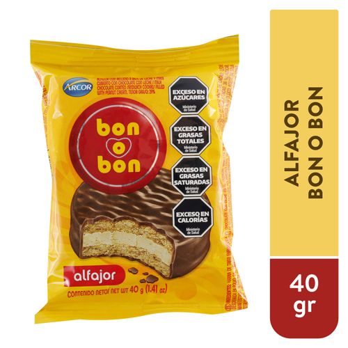 Alfajor Arcor bon o bon leche - 40 g