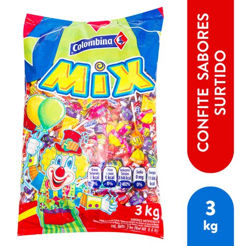 Confite Colombina Mix - 3000 g