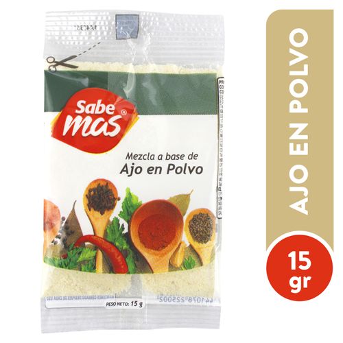 Ajo Sabemas En Polvo Bolsa - 15gr