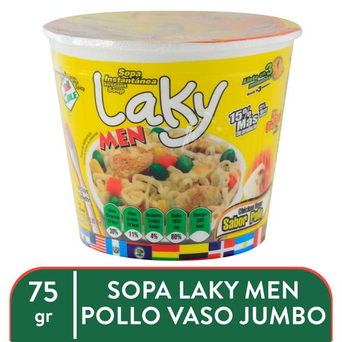 Sopa Laky, Jumbo Pollo -75 gr