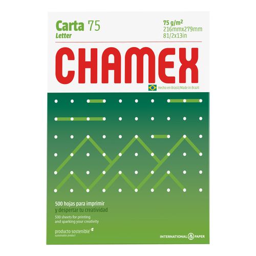 Resma De Papel Chamex Carta 98 Blancura