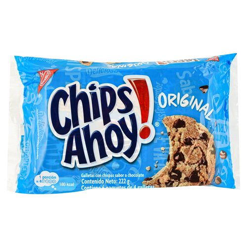 Galletas Chips Ahoy Original 6 Pack -222g