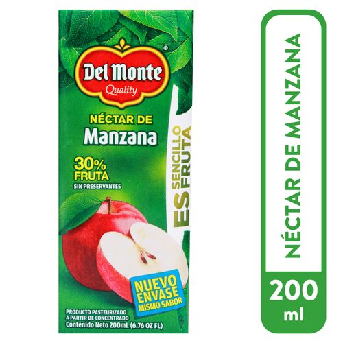 Nectar Del Monte Manzana Tetra 200Ml