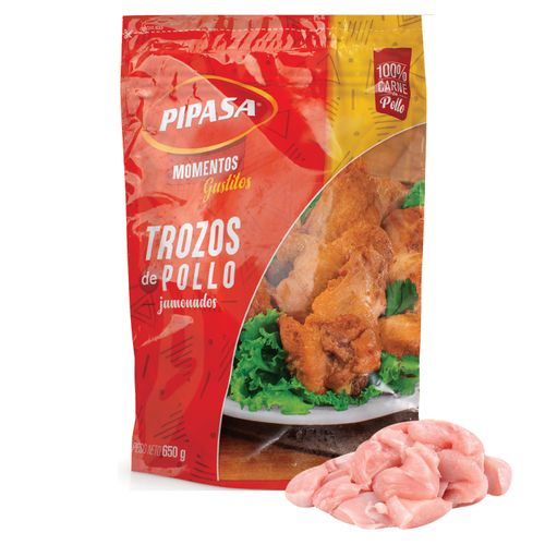 Trozos De Pollo Pipasa, Jamonados - 650g