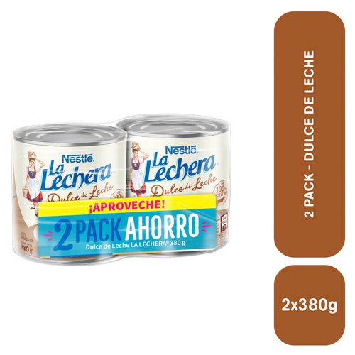 Nestlé La Lechera® Dulce De Leche 2 Pack 760gr