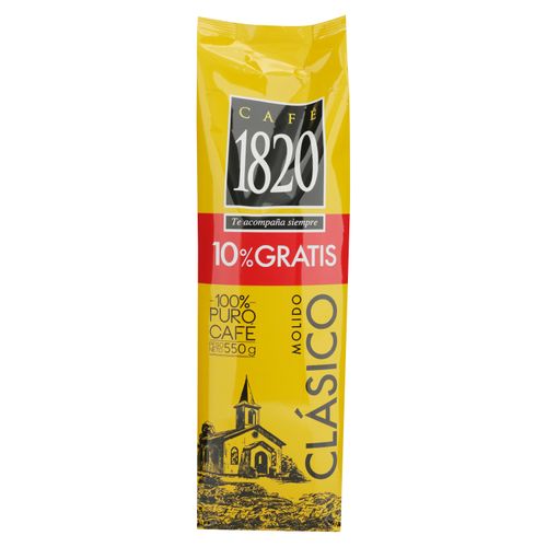 Café 1820 Con 10% Más  - 550 g