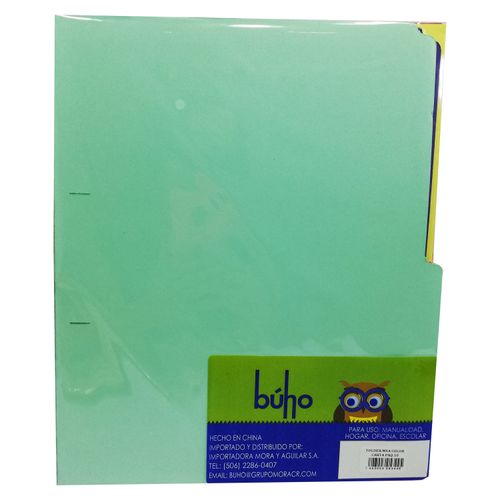 Folders Mya, de colores -10 uds