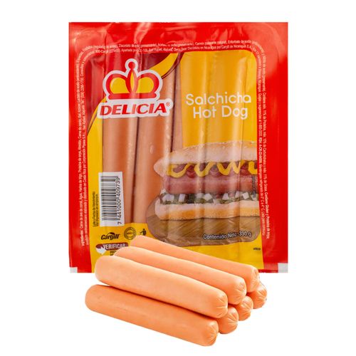 Salchicha Delicia hot dog - 330 g