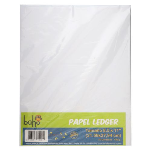 Papel Ledger Búho -50 hojas/120g