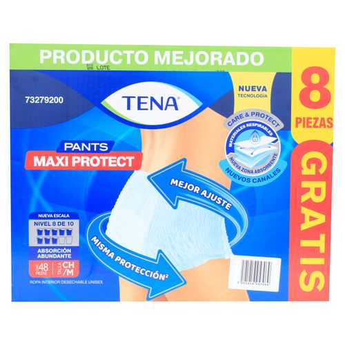 Pants Máxima Protección Tena Talla M, 40 unidades