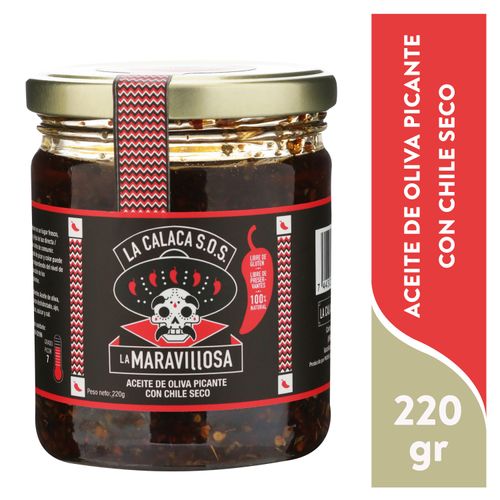 Chile La Calaca, En Aceite De Oliva -220 g