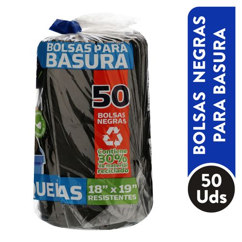 Bolsa Para Basura Supermax 50 unidades