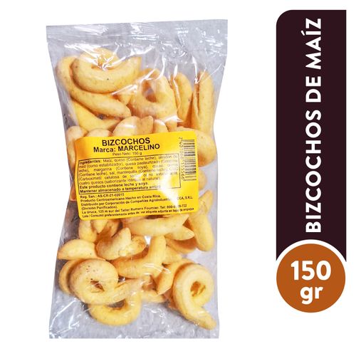 Biscocho marcelino de maíz en bolsa - 150 g