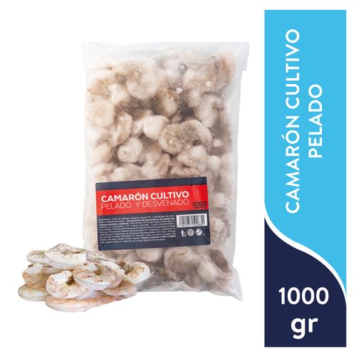 Camarón Cultivo Pelado y Desvenado Don Cristobal -1000 gr