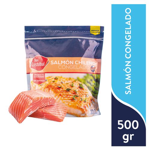 Salmón Congelado Don Cristobal, Empacado -500 gr