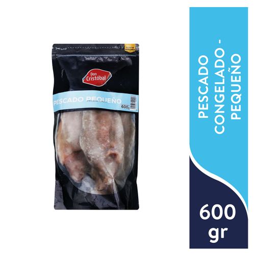 Pescado Don Cristóbal congelado pequeño - 600 g