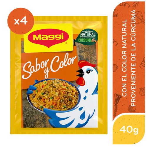 Sazonador Maggi Sabor Y Color Sobre - 40g