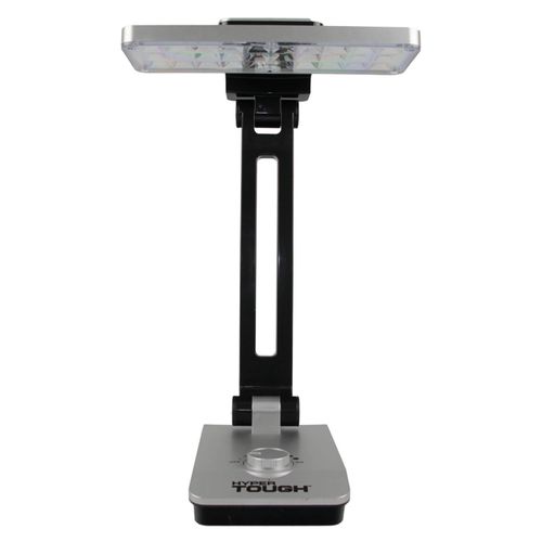 Lampara De Mesa Hyper Tought Recargable Gris Con Negro