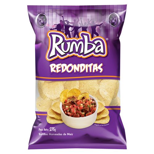 Rumba Tosty Tortilla Tostada Redondonditas Grande - 275gr