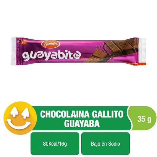 Chocolate Gallito Guayabita - 35g