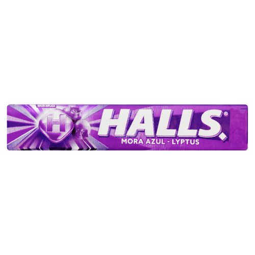 Caramelos Duros Halls Mora Azul 9 Uds - 25,2g