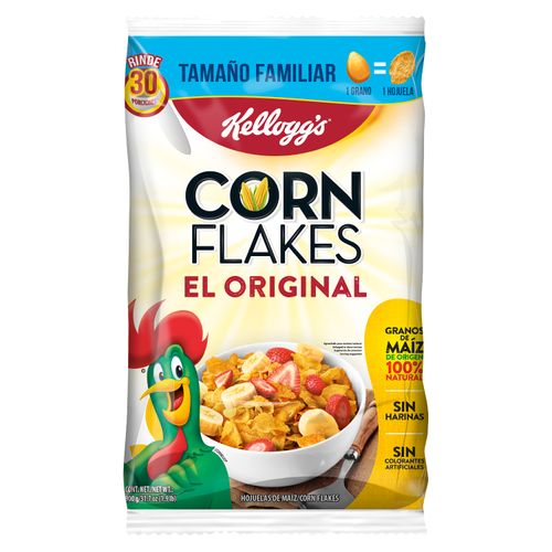 Cereal Corn Flakes Kellogg, bolsa -900g