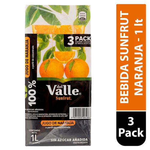 Jugo Sunfrut 3 Pack - 1000 ml