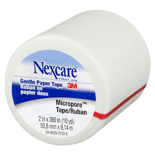 Cinta Primeros Auxilios Nexcare Micropore, Color Blanco, 50.8 mm x 9 m