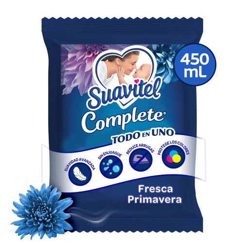 Suavizante de Telas Suavitel Complete Fresca Primavera 450 ml