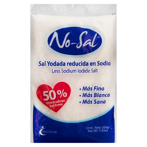 Sal yodada No Sal 50% menos sodio - 225 g