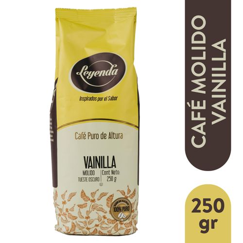 Café Leyenda Puro Molido Vainilla Nuez - 250 g