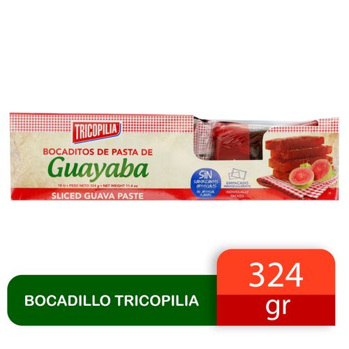 Bocadillo Tricopilia Guayaba 20 Unidades -324gr