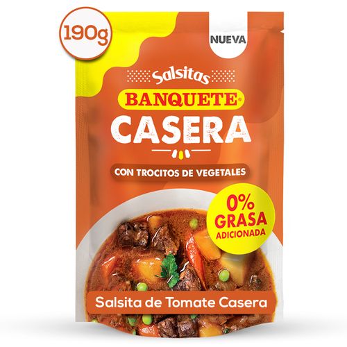 Salsita Tomate Casera Banquete Doypack - 190g