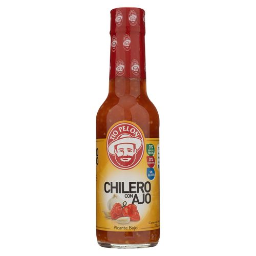 Chilero Tío Pelón con ajo - 155 g