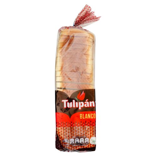 Pan Cuadrado Tulipan Blanco -550 gr