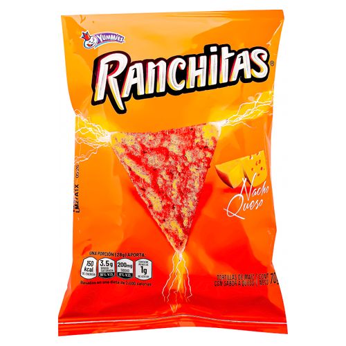 Snack Teque ranchita nacho queso - 70 g