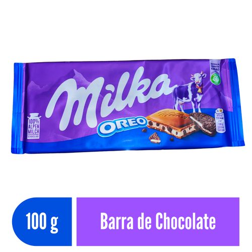 Chocolate Barra Milka Con Galleta Oreo Y Leche Alpina - 100g