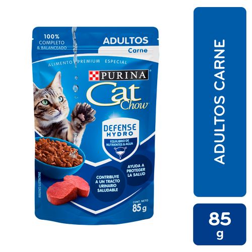 Alimento húmedo Cat Chow adulto sabor carne res - 85 g