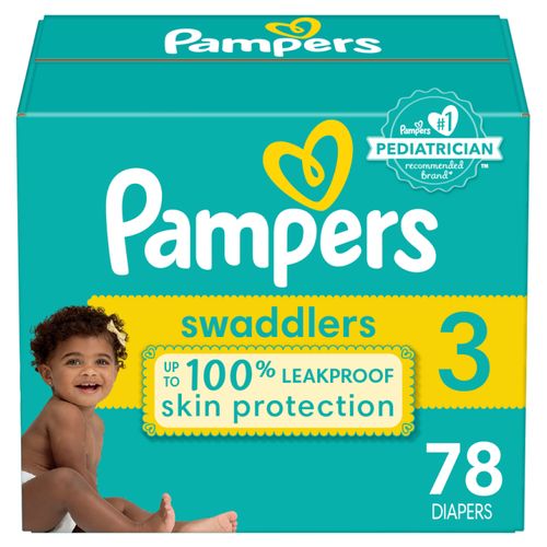 Pañales Pampers Swaddlers Talla 3, 7-13kg -78uds