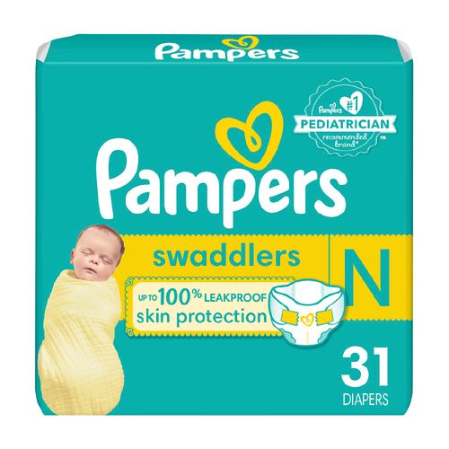 Pañales Pampers Swaddlers S0, Menos De 4.5kg - 31Uds