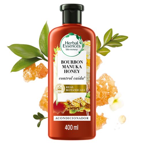 Acondicionador Herbal Essences Bío:Renew Bourbon Manuka Honey 400ml