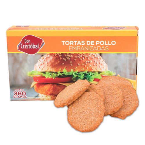 Torta de pollo Don Cristobal empanizada congelada 6 Uds - 360 g