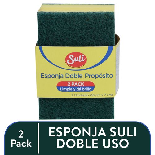 Esponja Suli Doble Uso 2 Unidades