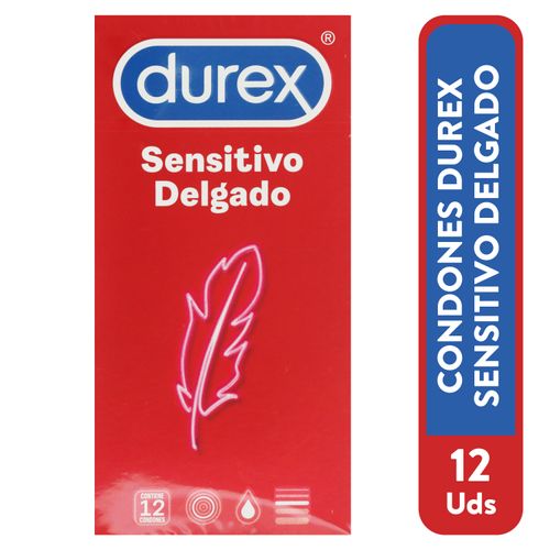 Durex Sensitivo Delgado 12 Unidades