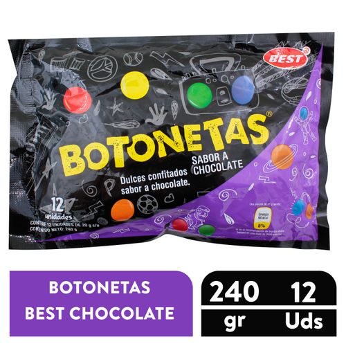 Dulce confitado botoneta Best sabor chocolate - 240 g