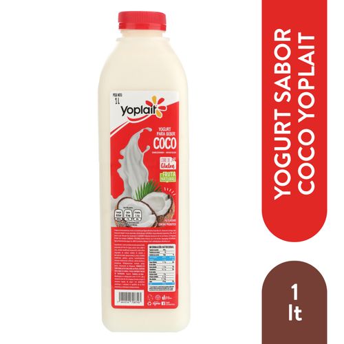 Yogurt Yoplait sabor a coco - 1 L