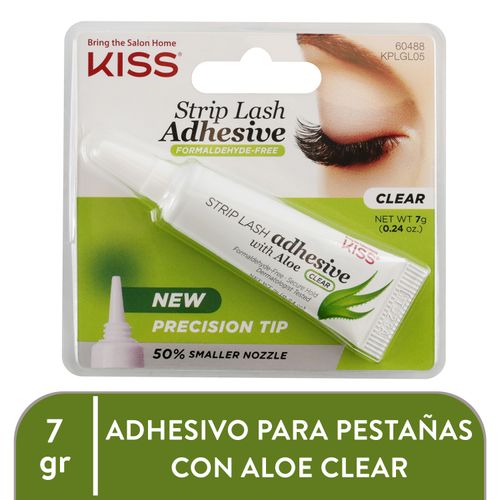Adhesivo Kiss para Pestañas con Aloe Clear